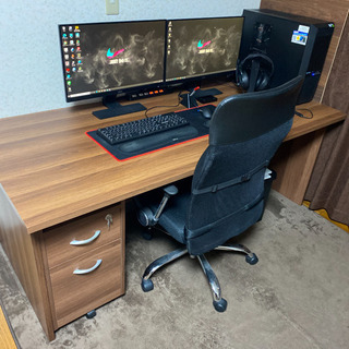 値下げしました！】ゲーミングPC フルセット デュアルモニター