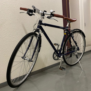 美品です！クロスバイク(ネイビー)