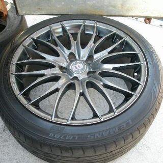WORK　アルミホイール　１８インチＸ８ＪＪ　５穴　P.C.D　114.3　タイヤ　225/45R18