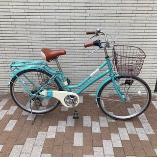 自転車　あさひ フィオナ 24インチ グリーン