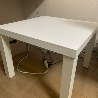 【譲】ニトリの白テーブルローテーブル
