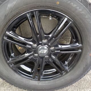 195/65R15 2017年製スタッドレスタイヤ ＋ ホイール × 4本セット