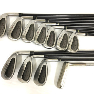 SOLD！◆Taylor Made 等◆ゴルフクラブ 14本セット＋Titleist キャディバッグ＋レインウェア等付属品多数付