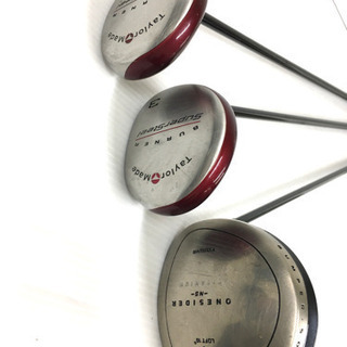 SOLD！◆Taylor Made 等◆ゴルフクラブ 14本セット＋Titleist キャディバッグ＋レインウェア等付属品多数付