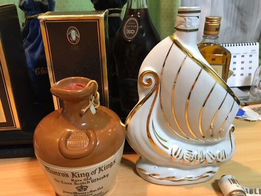 酒8本セット ナポレオン カミュ コニャック スコッチ ウイスキー 80