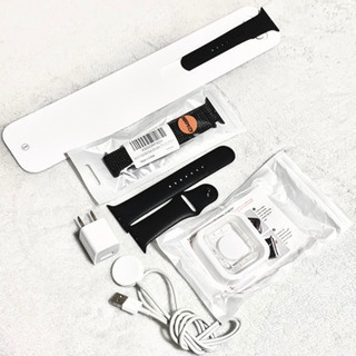 【新品】Apple Watch Series 3 (GPS + Cellularモデル)- 42mmスペースグレイアルミニウムケースとブラックスポーツバンド おまけ付き