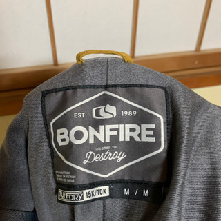 引き取り限定 BONFIRE ボンファイア スノーボードウェア 上下セット