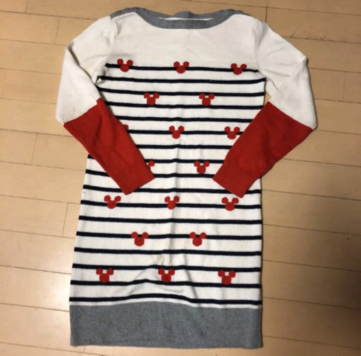Gap ミッキー柄ニットワンピース160 イモ 浦添前田のキッズ用品 子供服 の中古あげます 譲ります ジモティーで不用品の処分