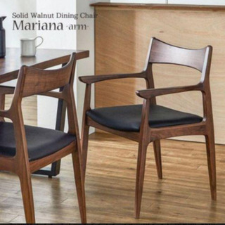 新品未使用！ウォルナット ダイニングテーブル&椅子4脚