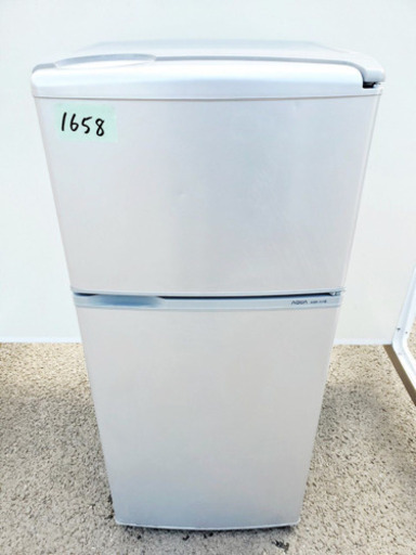 1658番AQUA✨ノンフロン直冷式冷凍冷蔵庫✨AQR-111B‼️