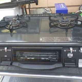 プロパンガステーブル 2016年製 IC-N90KB-R 右強火力コンロ ガスコンロ ガス台 LPガス  グリル有 2口 ペイペイ対応 札幌市西区西野