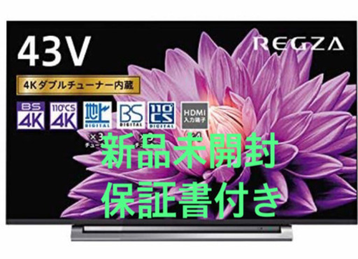4K 液晶　テレビ　REGZA 43M540X 2020年　モデル