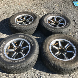 引き取り限定　weds キーラーフィールド　139.7 6穴　17インチ