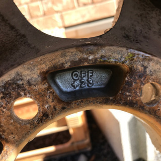 引き取り限定　weds キーラーフィールド　139.7 6穴　17インチ