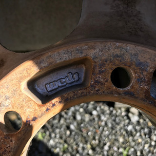 引き取り限定　weds キーラーフィールド　139.7 6穴　17インチ