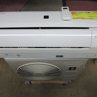 K02021 シャープ 中古エアコン 主に6畳用 冷2.2kw／暖2.2kw