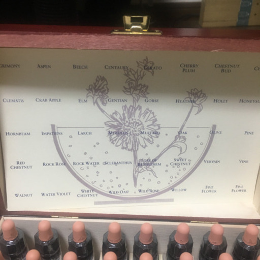 木箱入りバッチフラワーエッセンス&ポストカード バッチ フラワーエッセンス 木箱入り