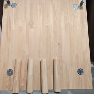 ローテーブル　DIYパーツ　テーブル脚＆木材天板(大)