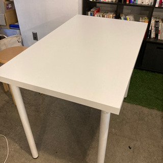 IKEA LINNMON ADILS テーブル ホワイト、無料引き渡し