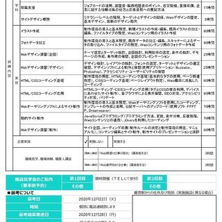 【受講料無料】1月Webデザイナー養成科　受講生募集！ - 志木市