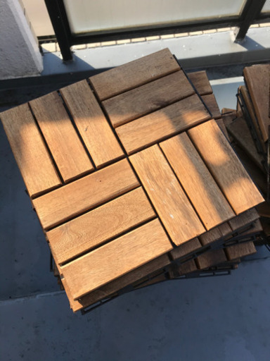 お取引中ikea Runnen フロアデッキウッドパネル新品6枚中古79枚 ぱひか 落合南長崎の家具の中古あげます 譲ります ジモティーで不用品の処分
