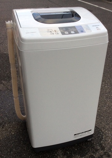 【RKGSE-403】特価！日立/5kg/全自動洗濯機/NW-50B/中古/2018年製/当社より近隣地域無料配達