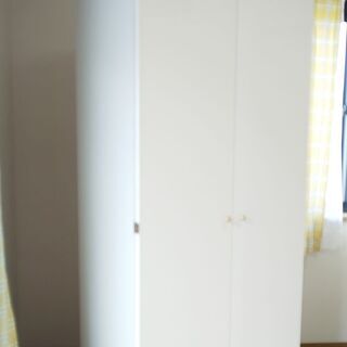 クローゼット（白）衣装収納② (そらくう) 山形の収納家具《タンス 