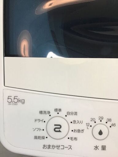 ✨特別SALE商品✨5.5K 洗濯機 2019年製 Haier JW-C55D① 中古家電