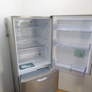 配達設置無料！ 三菱 中容量331L 3ドア 冷蔵庫 自動製氷付 (KL03)