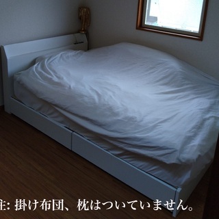 【ネット決済】セミダブル用ベッドとマットレスのセット　(別売り可)