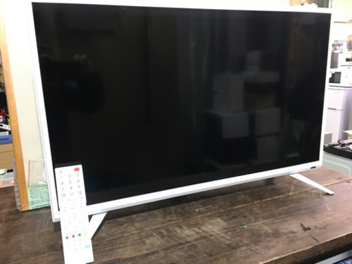 sk0810  ★中古美品　amadana AT-TV321S-WH 32V型 ハイビジョン液晶テレビ 2018年製