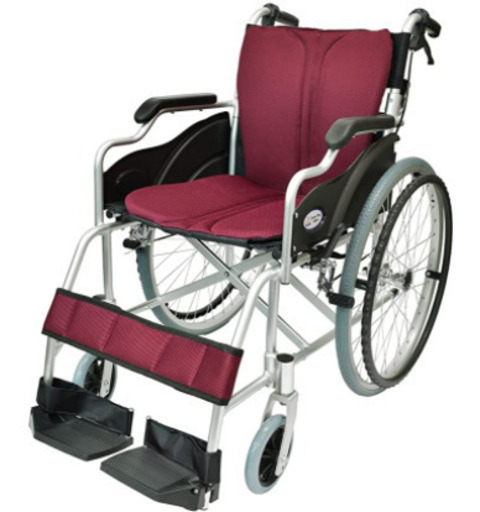 【新品】車椅子 ケアテックジャパン 介護 アルミ製 ハピネス CA-10SU 定価17400円
