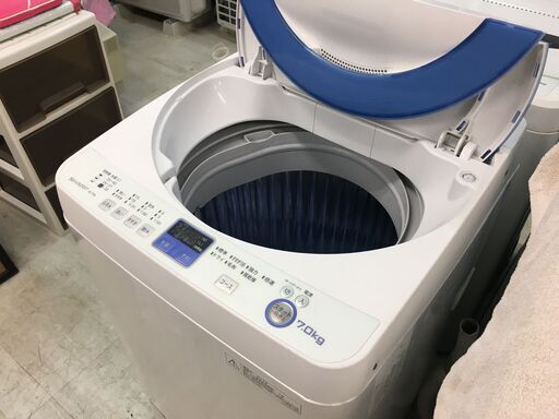シャープ7.0K洗濯機！　2014年製！！　分解クリーニング済み！！！