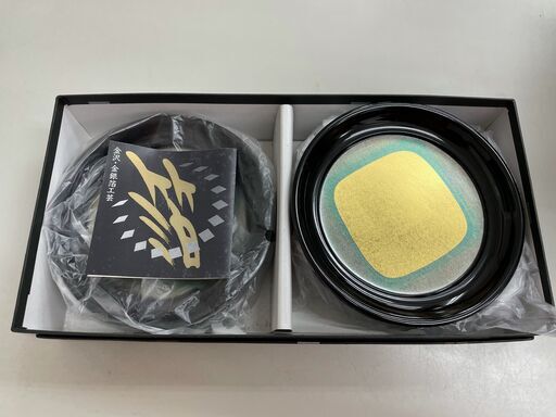 銘々皿　金沢・金銀箔工芸　フォークセット　5客　5人用　和食器　O119