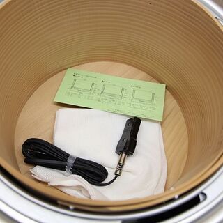 熱研 エバーホット 電気びつ 業務用保温器 K-30型 ブラウン 3升用(J790sxY)①