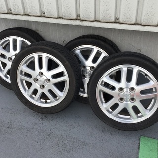 BS，ポテンザ・RE-71R 』15インチ，ダイハツ純正アルミホイール，中古 