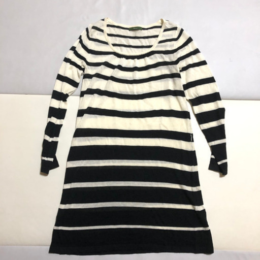未使用定価8000円ほどweaver ウェーバーニットワンピースボーダーm 38 白 みり 稲沢の服 ファッションの中古 古着あげます 譲ります ジモティーで不用品の処分