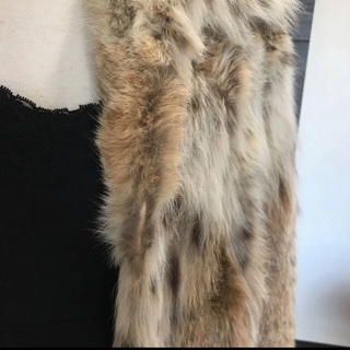 リンクスキャット毛皮ロングコート