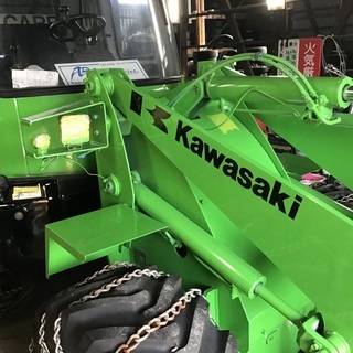 売ります。三菱　ws410 III型　Kawasaki仕様ライムグリーン