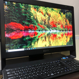 パソコン ソニー VAIO 一体型省スペースデスクトップ 無線キーボード
