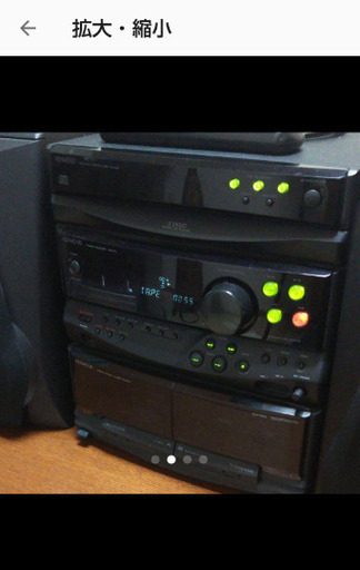 コンポ KENWOOD COMPACT DISC STEREO SYSTEM