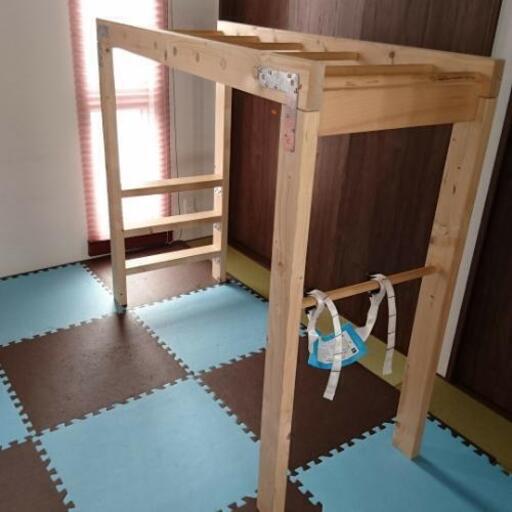 決まりました うんてい 手作り 鉄棒付き えぬこ 常総の家具の中古あげます 譲ります ジモティーで不用品の処分