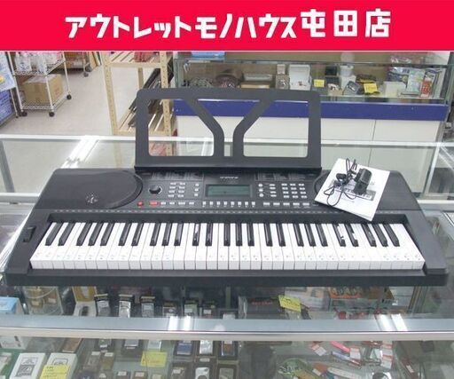 Onetone 電子キーボード 電子ピアノ 61鍵盤 OTK-61S ACアダプタ/譜面台付き ☆ PayPay(ペイペイ)決済可能 ☆ 札幌市 北区 屯田