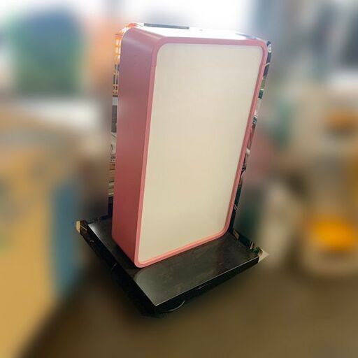 ◇電工看板◇ スタンドサイン LED蛍光灯 キャスター付 電飾看板