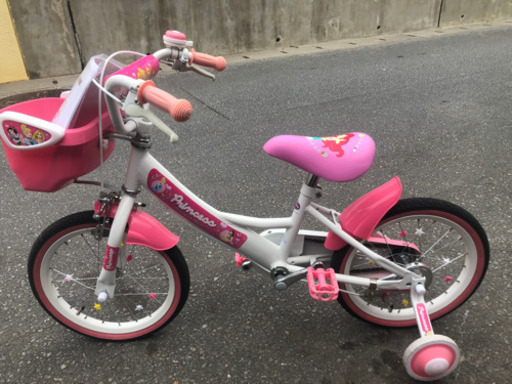 女の子用　自転車DISNEY PRINCESS 使用少ない