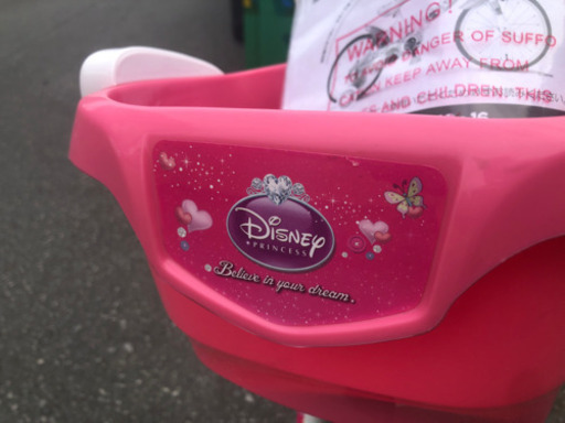 女の子用　自転車DISNEY PRINCESS 使用少ない