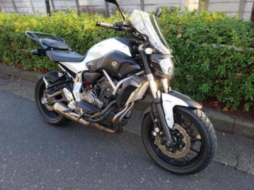 ヤマハmt-07ABS 2015年　走行6362km車検令和4年1月迄