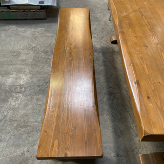 ウッドテーブル、ベンチシート