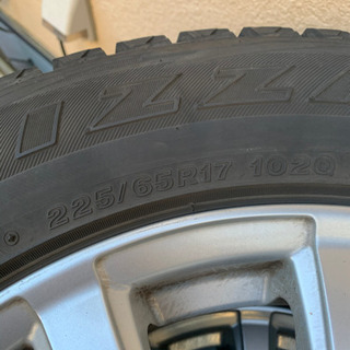 【スタッドレス】ホイール付き　ブリザック225/65/R17  ...