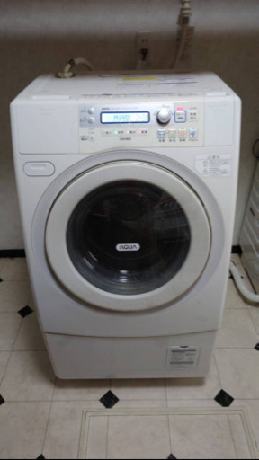 稼働品 SANYO サンヨー ドラム式洗濯乾燥機 AQUA アクア AWD  